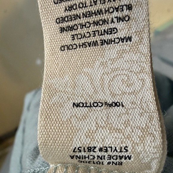 Soft Surroundings Light blue Button Down Shirt lagenlook L - Picture 6 of 9